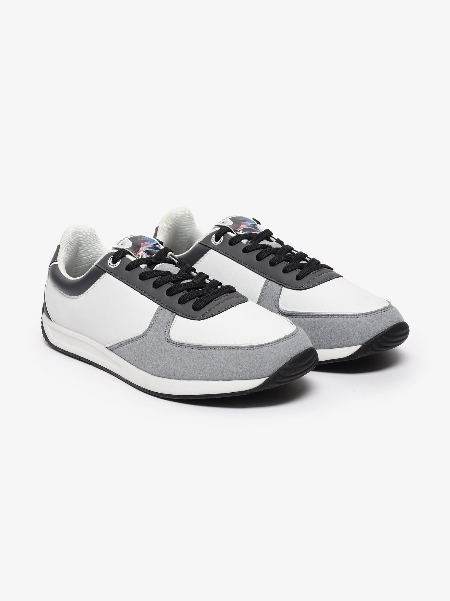Retro White Grey