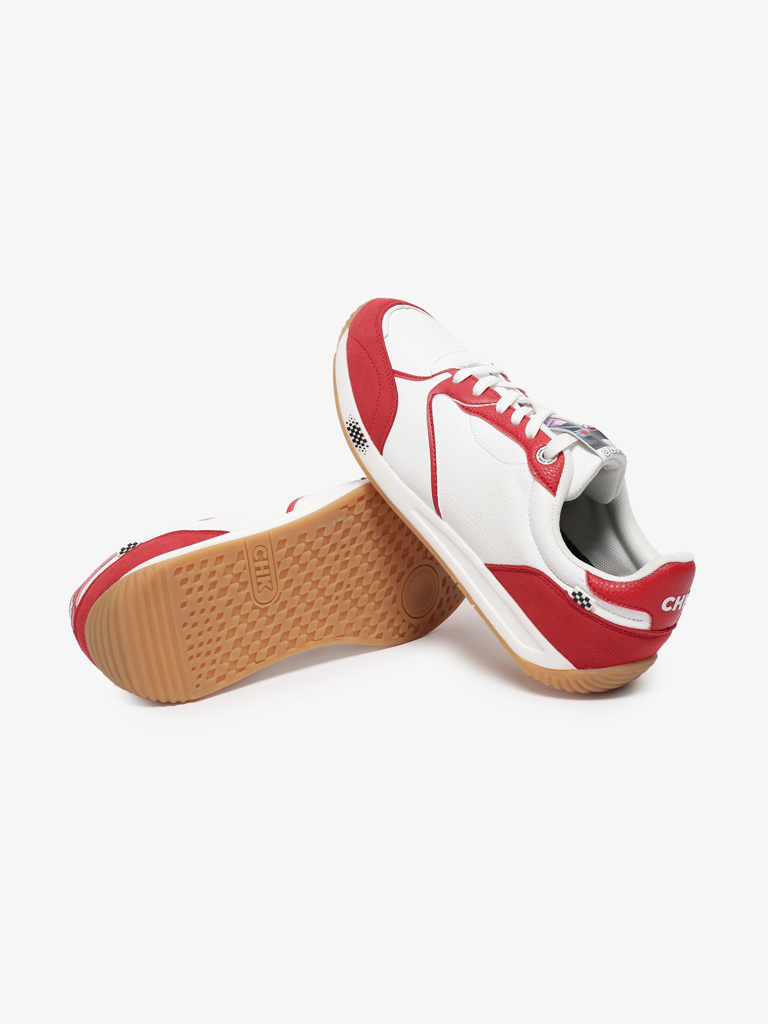 Retro White Red