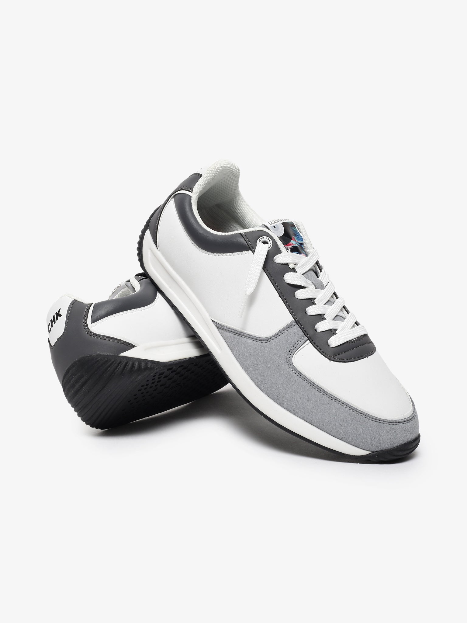 Retro White Grey