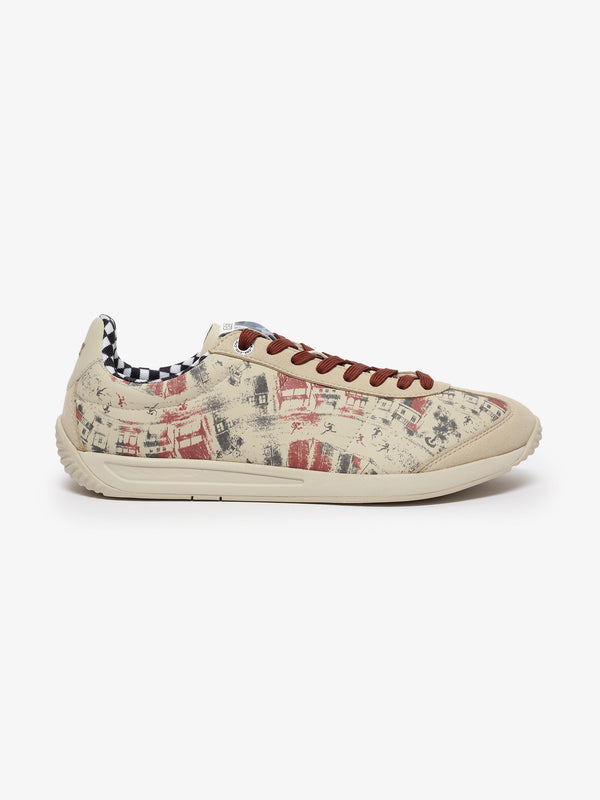 Retro Beige Graffiti