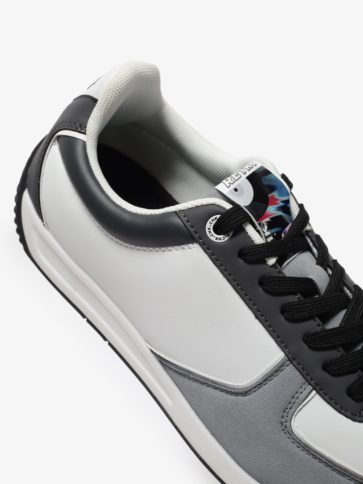 Retro White Grey