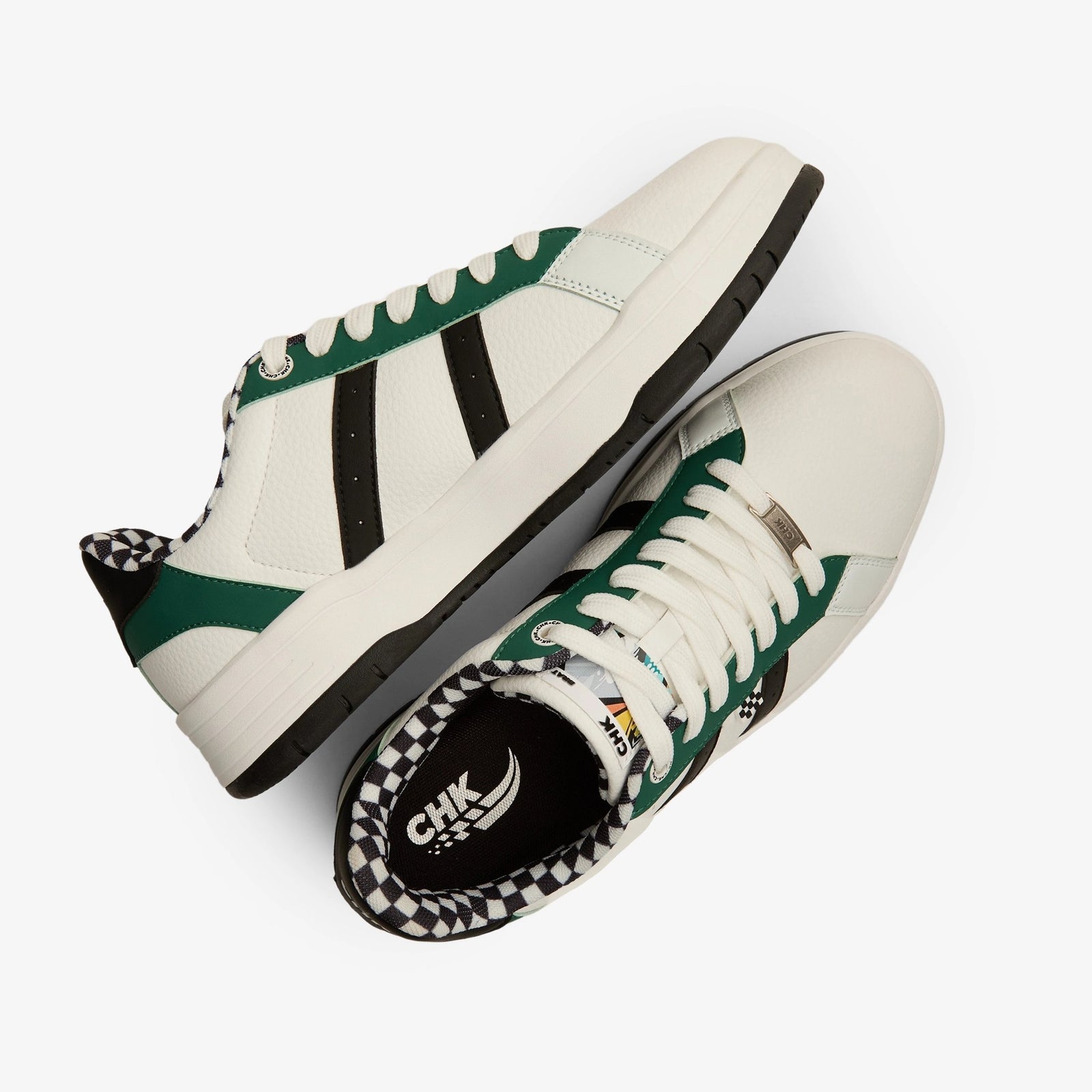 Brat Forest Green Black White Low
